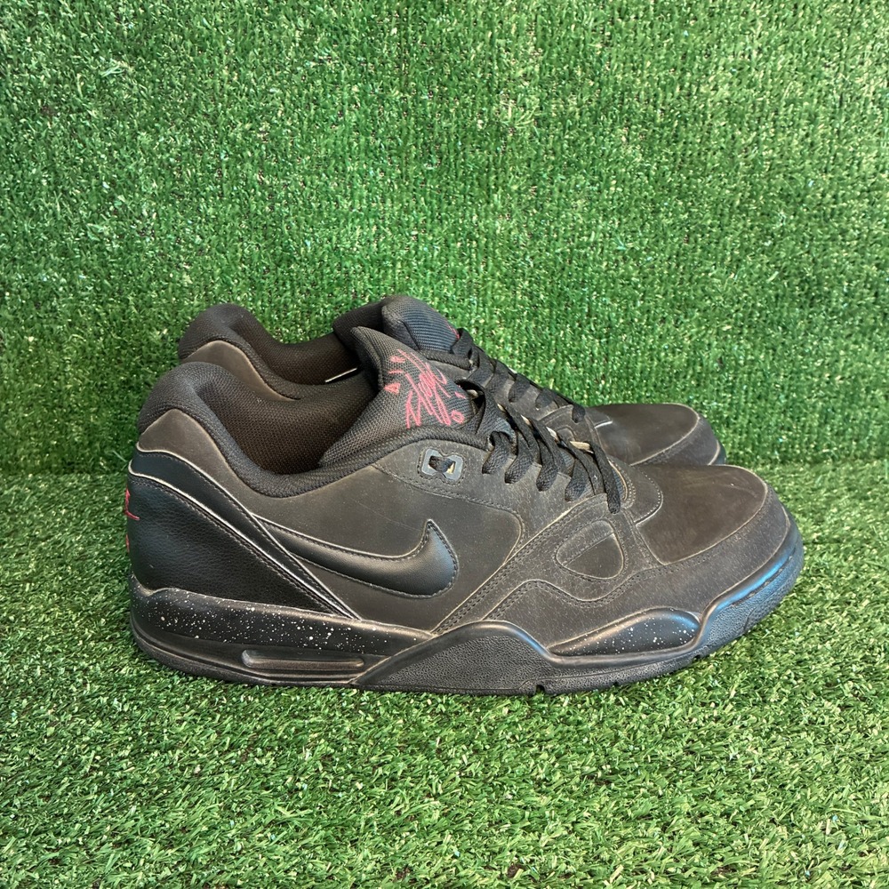 Nike Air Flight 13 Low Speckled Midsole Retro Basketball Sneakers Black Mens 13